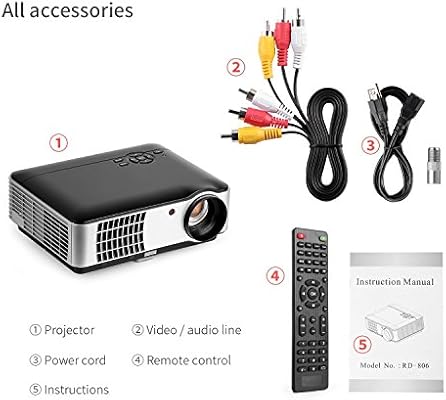 ocday Cube P1 Mini WiFi Smart DLP proyector LED HD Proyector F š ¹ ...