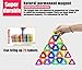 GLOUE Magnetic Blocks, Building Blocks,Magnetic Toy Contain Square, Triangle, Large Triangle Magnets Toys for Girls & Boys - Deluxe Set (64pcs) (All Building Blocks)