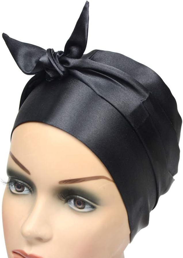 Satin Scarves for Wigs Grip Band Headband Soft Satin Laying Scarf for Lace Front Wigs Keep Wig Secured Headband for Yoga Makeup - Image 5