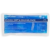 HALYARD Reusable Hot and Cold Gel Compression Packs for Injuries Pain Relief Swelling 4.5 x 9 Inches, Case of 24-51791