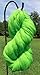 Apple Green Wool Top Roving Fiber Spinning, Felting Crafts USA (8oz)