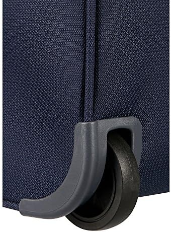 Base Boost - Valigia da cabina 55 x 40 x 20 cm, con 2 ruote, valigia morbida da cabina adatta alla maggior parte delle compagnie aeree, lucchetto TSA, leggera, 41 L, Blu (Navy Blue)