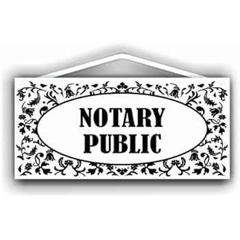 Amazon.com: Notary Public Sign for Indoor or Outdoor use by MySigncraft ...