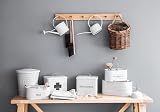 Garden Trading Original Wash Up Sink Caddy Chalk Steel 3 Compartment Kitchen view 3