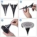 Solar Powered Ground Light with 8 LEDs,Outdoor Waterproof Disk Lights Path Lights Garden Landscape Lights for Yard Driveway Lawn Walkway