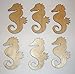 Seahorse Cut Outs Unfinished Wood Mini Seahorses 3