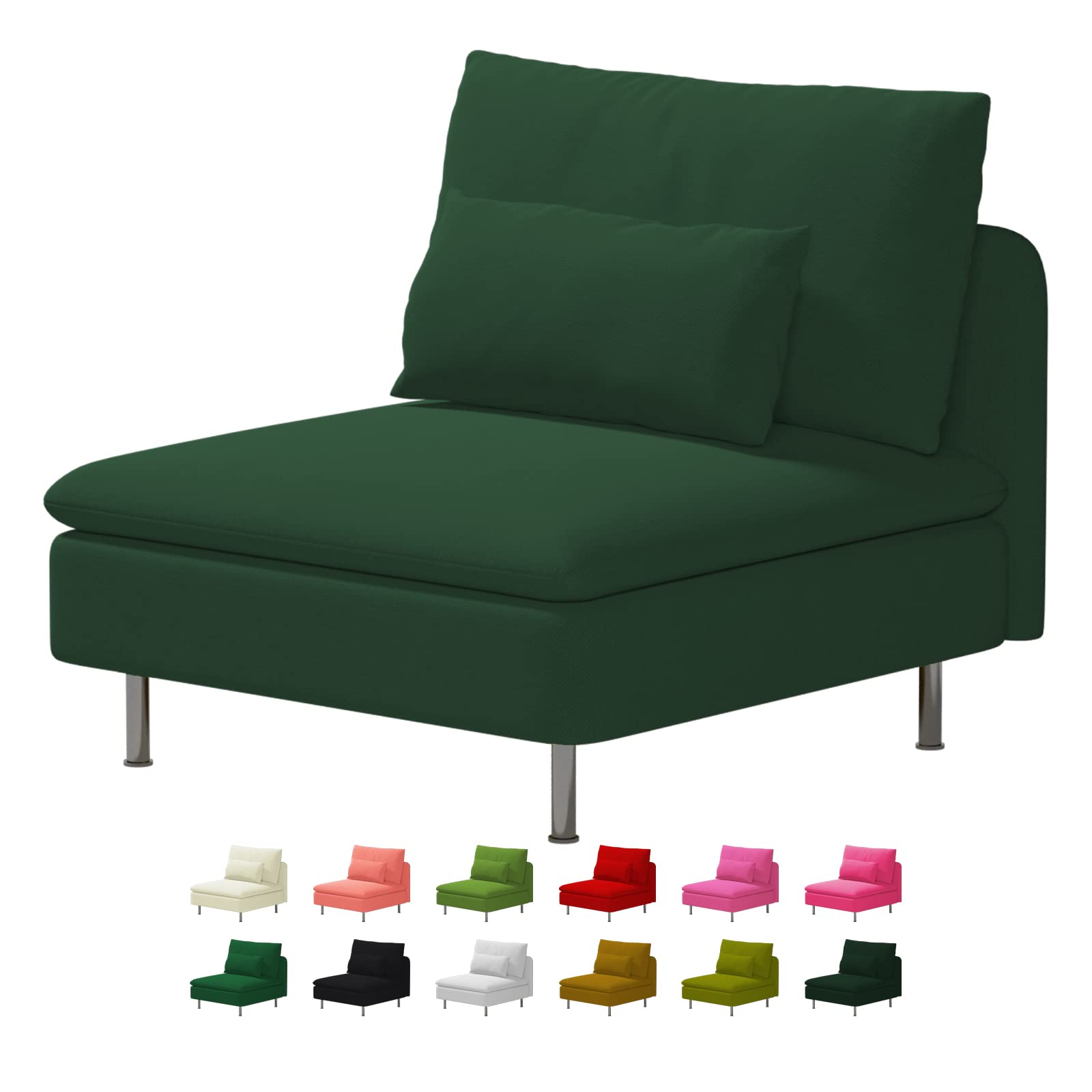 Custom Made Soderhamn 1 Seater Sofa Velvet