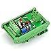 Electronics-Salon DIN Rail Mount +/-5Amp AC/DC Current Sensor Module, based on ACS712