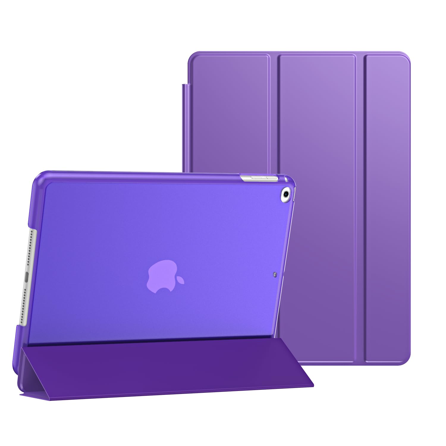 Case For Apple iPad Mini 4th Generation (2015) and For Apple iPad Mini 5th Generation (2019) Smart Magnetic Stand Cover with Auto Wake/Sleep (Purple)