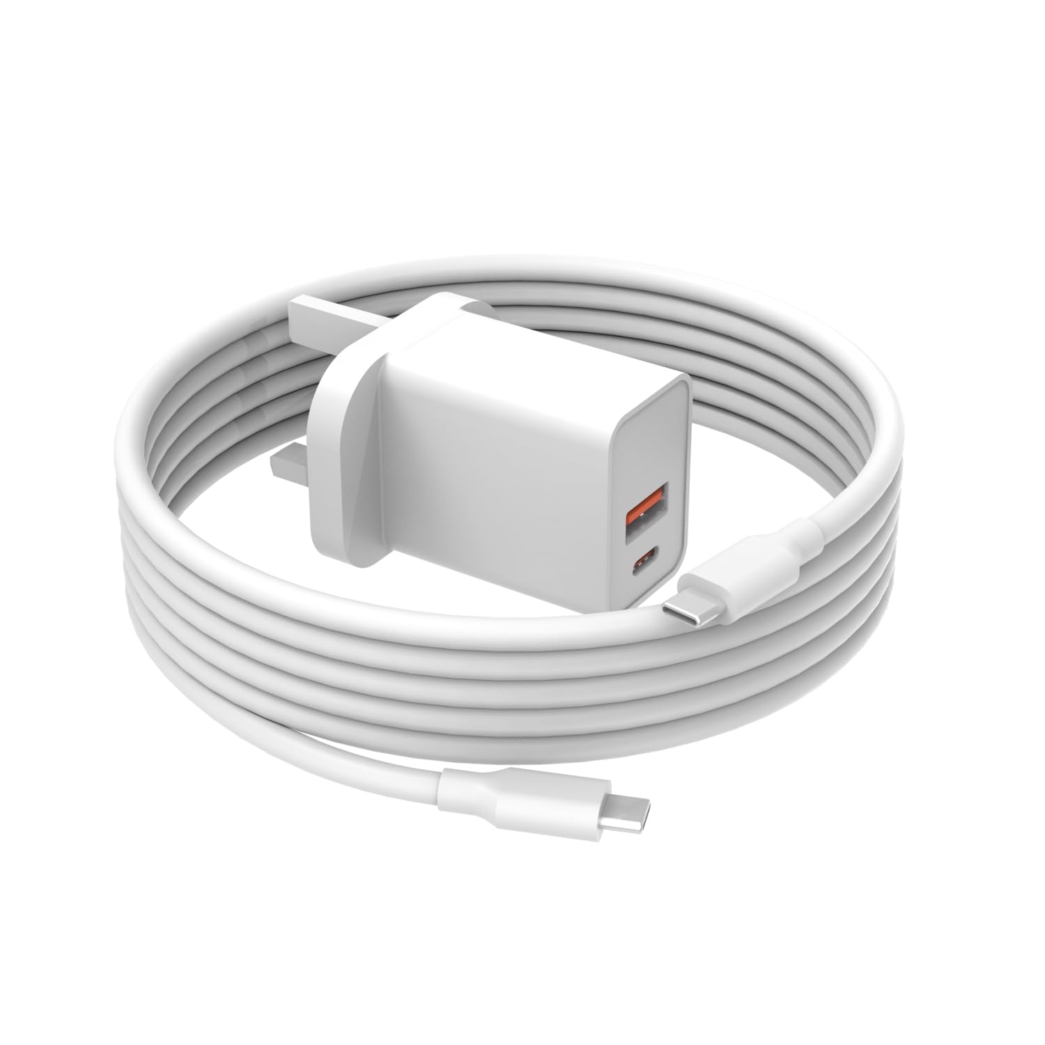 20W PD USB-C Charger Fit for iPad 11th/10th Generation 11/10.9 inch 2025 2022 Gen A3355 A3356 A2757 A2777 A2696 Model Charging Plug with 1.8m Cable