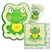 Froggy Frog - Party Tableware Plates, Cups, Napkins - Bundle for 16