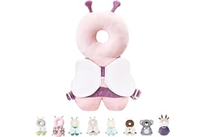 Raelitego Baby Head Protector Backpack for Falling Crawling and Walking Toddler Essentials Infant Toys Helmets Baby Lover Gifts for 0.5-3 Years 6-12 Months