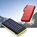 Solar charger Ruipu 24000mah Power Bank Portable charger With 3 USB Port External Battery Pack Phone Charger With 2 Flashlight For iPhone iPad Samsung HTC Cellphones Tablet And More