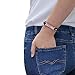 GHIJKL Compatible Fitbit Flex 2 Bands, Fit bit Accessories Wristband Flex2 Metal Leather Bangle-Bracelet Style