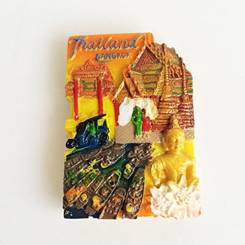 THAI BUDDHA TEMPLE - 3D MAGNET THAI HANDMADE KITCHEN SOUVENIR GIFT COLLECTIBLE FRIDGE