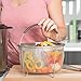 Zoari's Kitchen Steamer 6 Quart Steamer Basket with Silicone Handle and 2 Pack Sealing Rings Compatible with Instant Pot Accessories 6 Qt Only - Egg Steamer Basket and Strainer