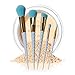 Kuulee Professional 5Pcs Make Up Brushes Set Women Cosmetic Concealer Foundation Eyebrow Eyeliner Blush Brush Sets Kits Tools