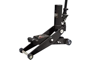 HPDMC Hydraulic Forklift Jack 5 Ton (10,000 lb) Capacity, Dual Position Forklift Service/Hydraulic Floor Jack Black for Truck Tractor, Lifting Range 2.76"-28.74"