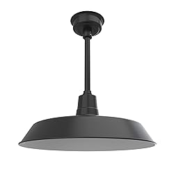 Cocoweb 22" Vintage LED Pendant Barn Light in Matte