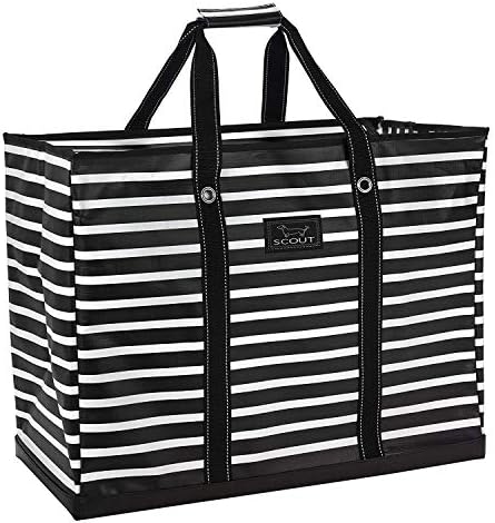 SCOUT 4 Boys Bag, Extra Large Beach Bag with Zipper, Pockets, and Comfort Grip Handles, Lightweight, Water-Resistant Utility Tote Bag in Fleetwood Black Pattern (Multiple Patterns Available) 1 SCOUT 4 Boys Bag, Extra Large Beach Bag with Zipper, Pockets, and Comfort Grip Handles, Lightweight, Water-Resistant Utility Tote Bag in Fleetwood Black Pattern (Multiple Patterns Available)