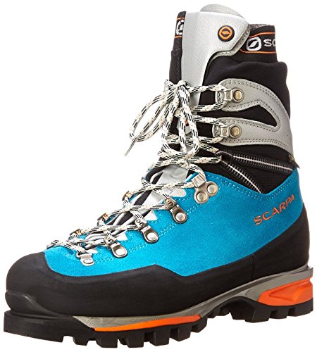 Scarpa Women's Mont Blanc Pro GTX Mountaineering Boots Turquoise 40.5 and Hiking Sock Bundle Scarpa Women's Mont Blanc Pro GTX Mountaineering Boots Turquoise 40.5 and Hiking Sock Bundle