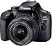 Canon EOS 4000D Digital SLR Camera w/ 18-55MM DC III Lens Kit (Black) with Accessory Bundle, Package Includes: SanDisk 32GB Card + DSLR Bag + 50” Tripod+TOPKNOTCH Deals Cloth(International Model)thumb 1