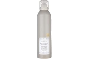 Kristin Ess Hair Instant Lift Volumizing Mousse with Castor Oil - Boosts Volume + Thickens, Body Building, Lasting Hold, Non Sticky, For Curly, Wavy + Straight Hair, 8.1 Oz