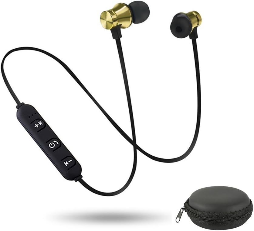 oobest Active Noise Cancelling Headphones Wireless In Ear Earbuds-HD Stereo Sweatproof Sports Magnetic Earphones Bluetooth Headset with Microphone