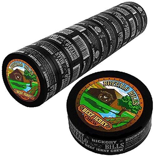 image for Buffalo Bills 0.44oz Hickory Shredded Beef Jerky Chew (12 cans of hick