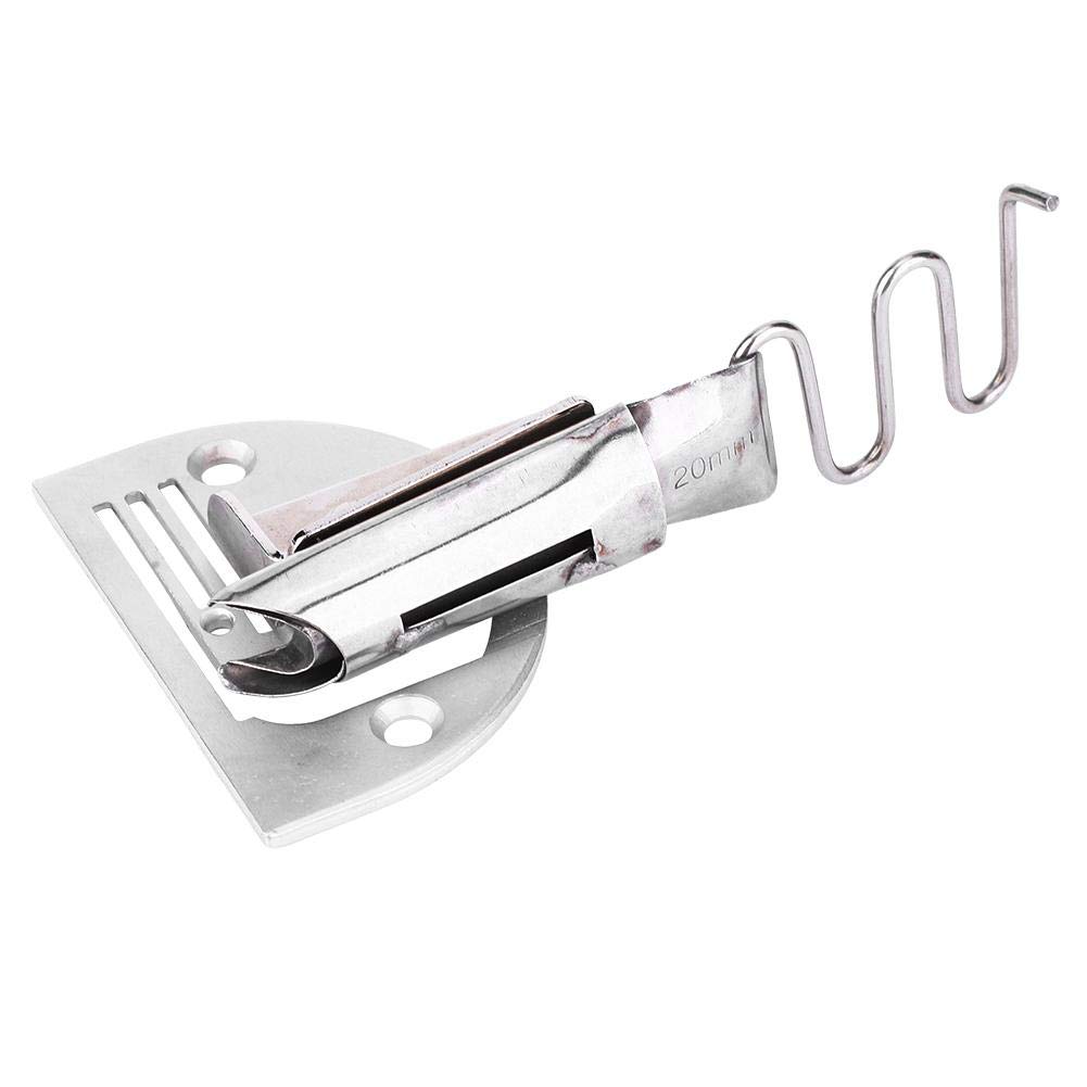 Sewing Machine Flat Seamer Folder Binding Attachment,Adjustable Double Fold Right Angle Bias Binder Set for Industrial Sewing Machine (22MM)