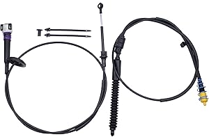 MOTOKU Automatic Transmission Gearshift Control Cable for 4WD Chevrolet Silverado GMC Sierra 1500 2500 3500 1999-2006 Auto Tr