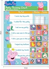Paper Projects Peppa Pig Potty Toilet Training Reward Chart 56 Sparkly Stickers view 7