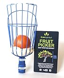 EVERSPROUT Twist-On Fruit Picker Basket | Twists onto Standard US Threaded Pole (3/4-inch Acme) | Fruit Harvester Attachment (Head Only, Pole Not Included)