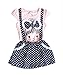Baby Girls Kids Polka Dot One-pieces Dress Skirt Summer Dress Belt Clothing 2-6y (5-6 Years, pink)