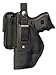 New Barsony Gun OWB Belt Holster w/ Magazine Pouch for Compact 9mm 40 45 Pistols