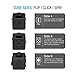ZEBRA Kickstarter Fidget Cube 6 Sides Relieves Stress Ball [Black] Anti-anxiety and Depression Cube Toy for Children, Students, and Adults - Great for Work, Class and Home Easy Carrying