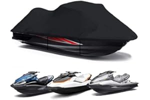 Jet Ski Cover for Yamaha VX Cruiser 2009–2014, Heavy Duty PWC Cover Outdoor All Weather Rain & Snow Protection for Trailer & 