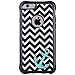 iPhone 6 6s Case, True Color® Teal Anchor on Chevron Emboss Printed Impact Resistant TPU Protective Anti-slip Grip Snap-On Soft Rugged Cover for iPhone 6 6s (4.7”) + FREE Stylus and Screen Protector