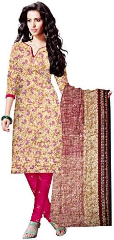 AngelFab women's multicolored printed batik dress material