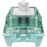 GATERON Magnetic Jade Pro Linear HE Keyboard Switches(70PCS) | Linear,Factory Pre-lubed,Freely Setting Pre-Travel,20mm Longer Spring,compatible for Magnetic Gaming Keyboard