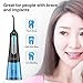 Cordless Water Flosser Teeth Cleaner, 300ML Portable and USB Rechargeable Oral Irrigator for Travel, IPX7 Waterproof, 4-Mode with 4 Jet Tips, Essential for Braces, Bridges & implants Care