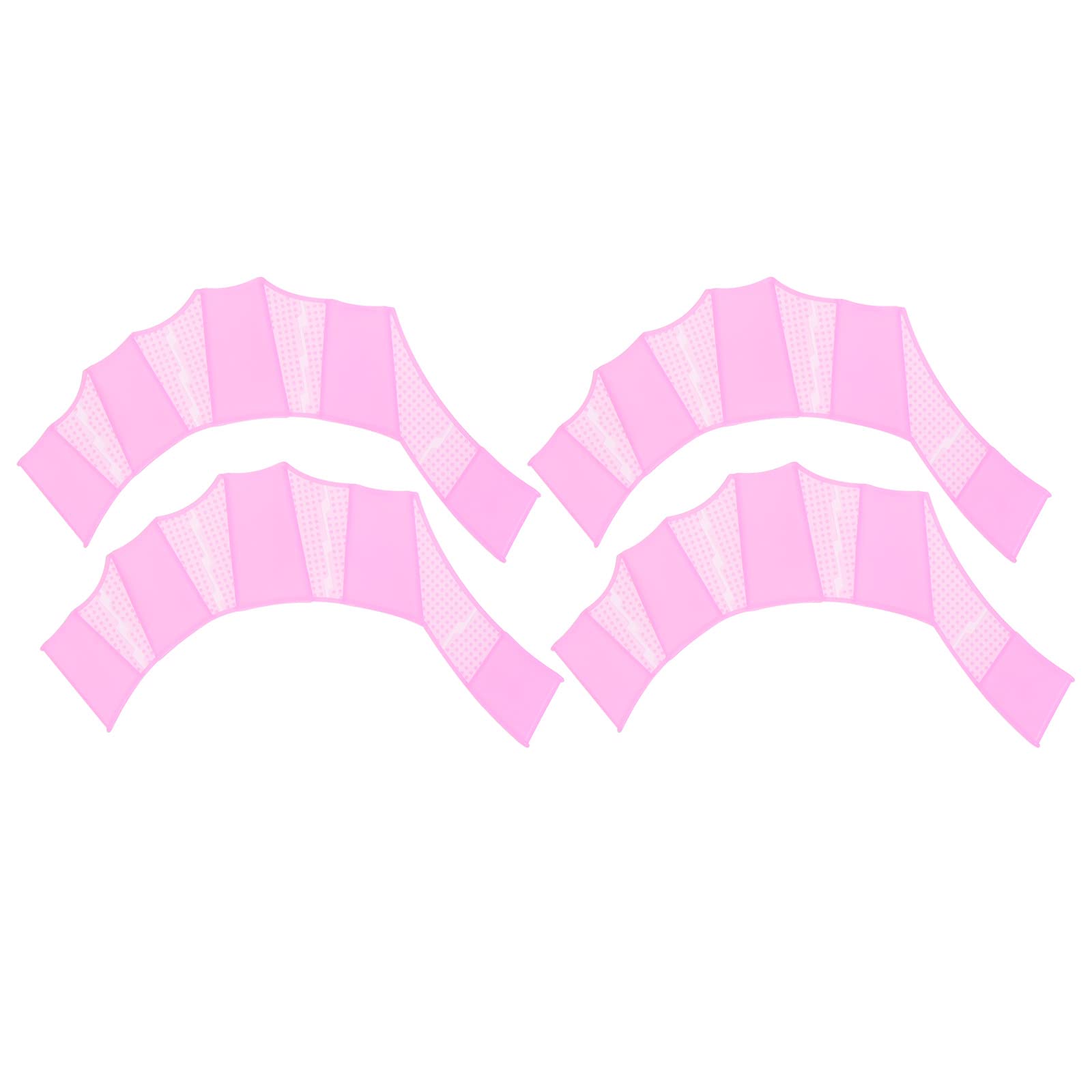 PATIKIL Silicone Swimming Gloves, 2 Pair Webbed Swim Gloves Finger Frog Type Water Resistance Gear Paddle Fins for Aquatic Training, Purple, S