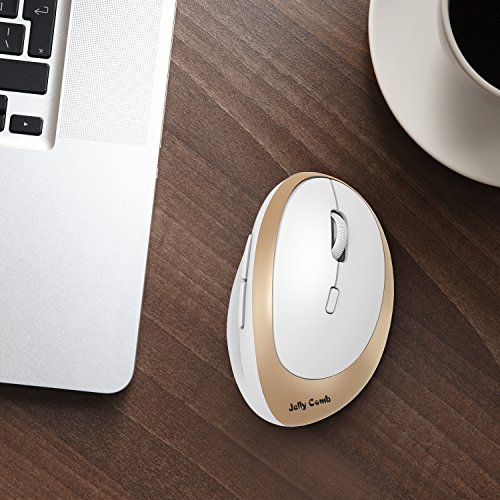 Wireless Vertical Mouse, Jelly Comb Wireless Mouse 2.4G High Precision