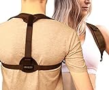 Posture Corrector Brace for Women - Notice improvement in just days - Reduce chronic back & neck pain - Increase confidence - No help required! Therapeutic back brace hidden under clothes by LONGEVITY