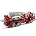 Kidsthrill Bump And Go Electric Rescue Fire Engine Ladder Truck – Kids Action Toy With Lights And Sounds