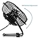 BTOOP 4 Inch Mini USB Desk Fan - Small - Black