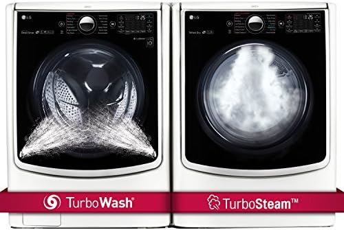LG TurboWash Series Power Pair Special-Mega Capacity Laundry System with ELECTRIC Dryer in Pure White Color