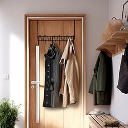 DecoBros Supreme Over The Door 11 Hook Organizer