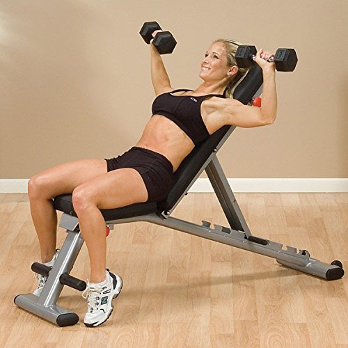 Body Solid GFID225 Folding Adjustable Weight Bench Barbell Academy