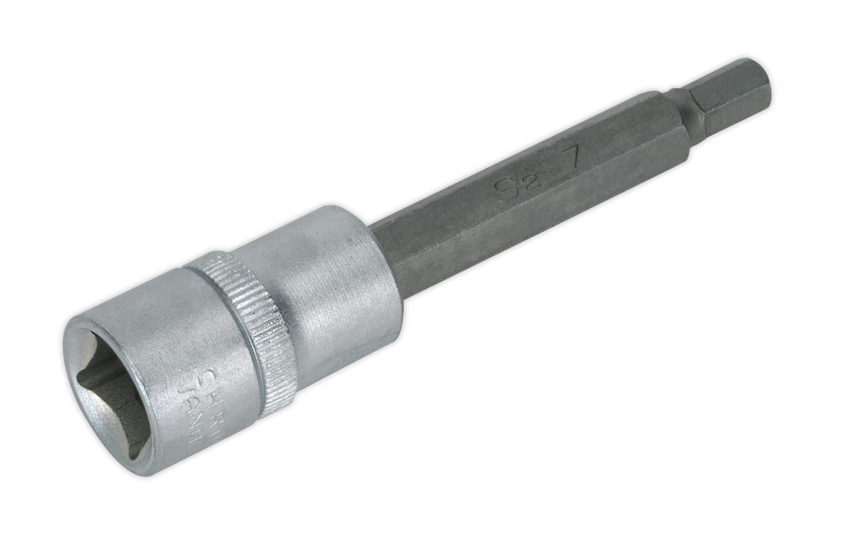 Sealey Ak657 Hex Socket Bit 7Mm Long 1/2Sq Drive
